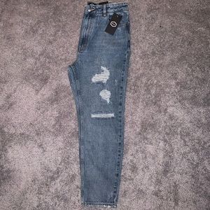 RVCA Distressed Mom Jeans